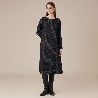 L】プリントチェックワンピース | MACKINTOSH LONDON L (Women/大きい