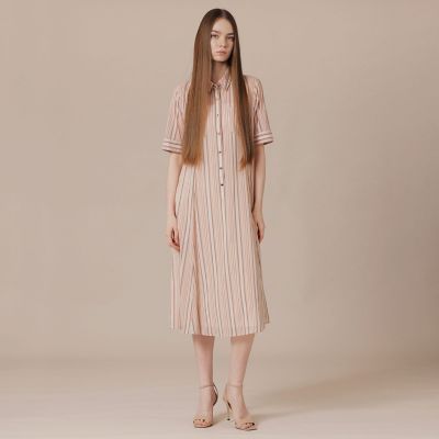 L】マーブルストライプワンピース | MACKINTOSH LONDON L (Women