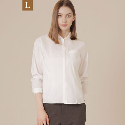 ＜MACKINTOSH LONDON L (Women/大きいサイズ)＞【Ｌ】コットンナイロンストレッチブラウス