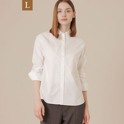 ＜MACKINTOSH LONDON L (Women/大きいサイズ)＞【Ｌ】【Ｔｈｅ　Ｅｓｓｅｎｔｉａｌ　Ｃｏｌｌｅｃｔｉｏｎ】コットンブロードシャツ
