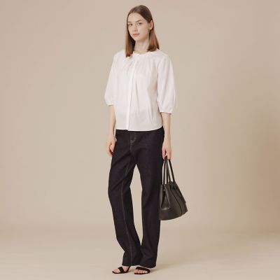美品 MACKINTOSH マッキントッシュ G5M06-402-28 ストレッチタックブラウス 38 長袖 レディース AY6536A23 美品 MACKINTOSH マッキントッシュ G5M06-402-28 ストレッチタック