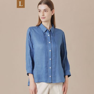L】シアーラミーシャツ | MACKINTOSH LONDON L (Women/大きいサイズ