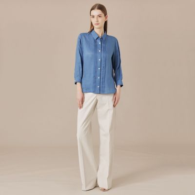 L】シアーラミーシャツ | MACKINTOSH LONDON L (Women/大きいサイズ