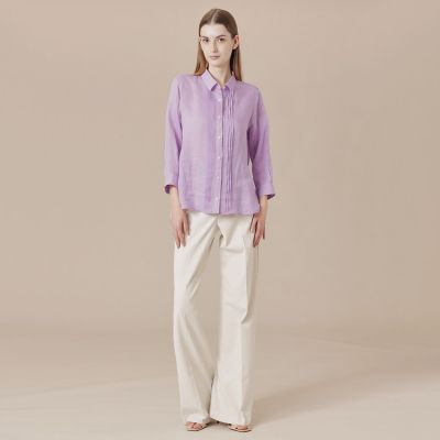 L】シアーラミーシャツ | MACKINTOSH LONDON L (Women/大きいサイズ