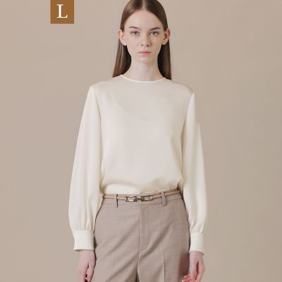 ＜MACKINTOSH LONDON L (Women/大きいサイズ)＞【Ｌ】トリアセテートジョーゼットブラウス