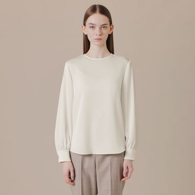 L】トリアセテートジョーゼットブラウス | MACKINTOSH LONDON L