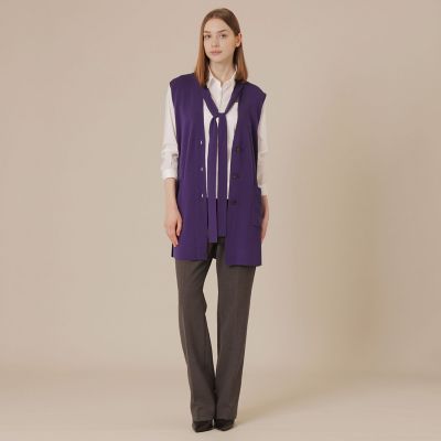 L】クリアニットジレ | MACKINTOSH LONDON L (Women/大きいサイズ