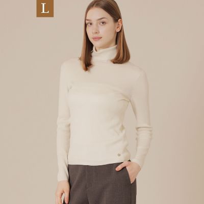 ＜MACKINTOSH LONDON L (Women/大きいサイズ)＞【Ｌ】クリアーニットタートルネックプルオーバー