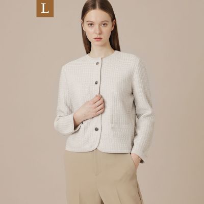 L】ツイードニットジャケット | MACKINTOSH LONDON L (Women/大きい