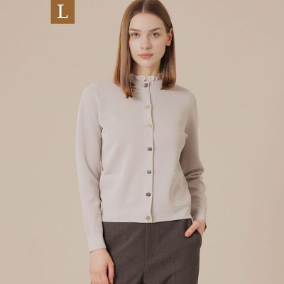 ＜MACKINTOSH LONDON L (Women/大きいサイズ)＞【Ｌ】ミラノリブニットカーディガン