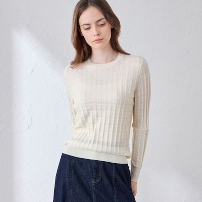 L】クリアニットチェックプルオーバー | MACKINTOSH LONDON L (Women