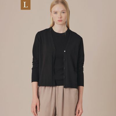 ＜MACKINTOSH LONDON L (Women/大きいサイズ)＞【Ｌ】ハイツイストコットンニットカーディガン