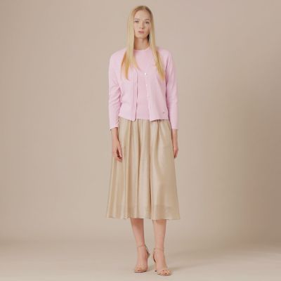 L】ハイツイストコットンニットカーディガン | MACKINTOSH LONDON L