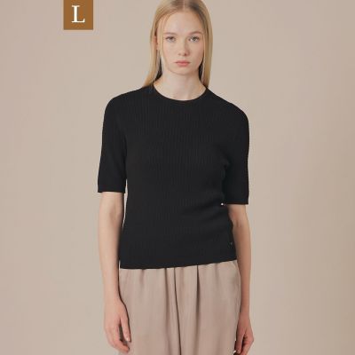 ＜MACKINTOSH LONDON L (Women/大きいサイズ)＞【Ｌ】ハイツイストコットンニットプルオーバー