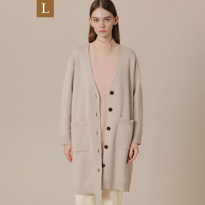 ＜MACKINTOSH LONDON L (Women/大きいサイズ)＞【Ｌ】ウールスムースニットカーディガン