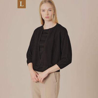 ＜MACKINTOSH LONDON L (Women/大きいサイズ)＞【Ｌ】ガーターホールガーメントニットカーディガン