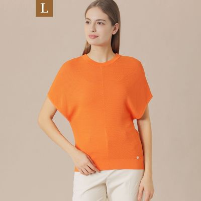 ＜MACKINTOSH LONDON L (Women/大きいサイズ)＞【Ｌ】ドライレーヨンニットプルオーバー