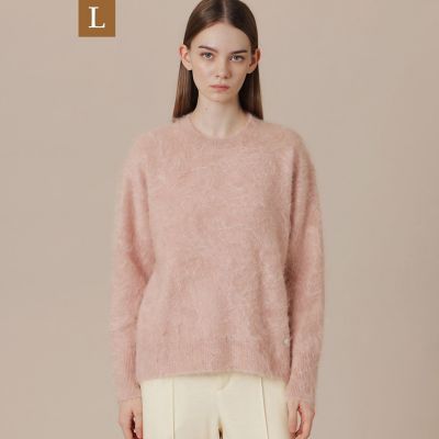 ＜MACKINTOSH LONDON L (Women/大きいサイズ)＞【Ｌ】ファーカシミヤニットプルオーバー
