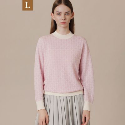＜MACKINTOSH LONDON L (Women/大きいサイズ)＞【Ｌ】ブリリアントアンドリュージャカードニットプルオーバー
