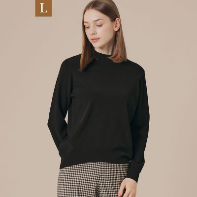 ＜MACKINTOSH LONDON L (Women/大きいサイズ)＞【Ｌ】スライトラスターストレッチニットプルオーバー