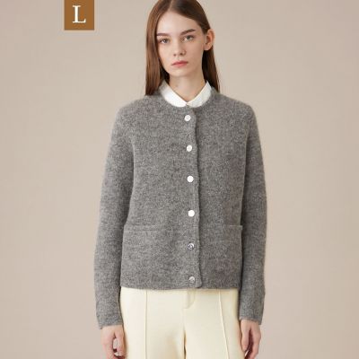 ＜MACKINTOSH LONDON L (Women/大きいサイズ)＞【Ｌ】アルパカブレンドニットカーディガン