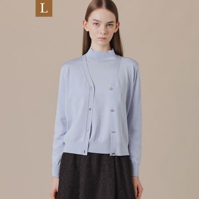 ＜MACKINTOSH LONDON L (Women/大きいサイズ)＞【Ｌ】シルキーラメニットカーディガン