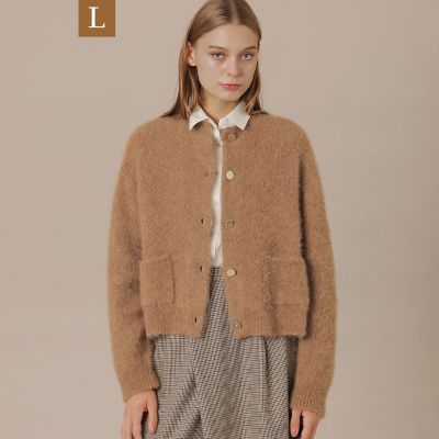 ＜MACKINTOSH LONDON L (Women/大きいサイズ)＞【Ｌ】アルパカシャギーニットカーディガン