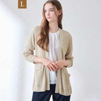 L】クレープニットカーディガン | MACKINTOSH LONDON L (Women/大きい