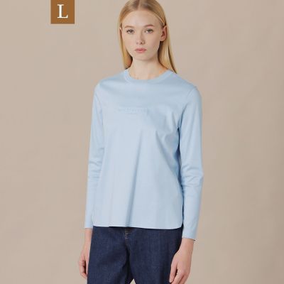 ＜MACKINTOSH LONDON L (Women/大きいサイズ)＞【Ｌ】コットンスムースロゴＴシャツ