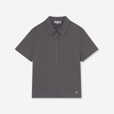 MACKINTOSH LONDON L (Women/大きいサイズ)/マッキントッシュ ロンドンＬ 【Ｌ】シルケットコットンポロ