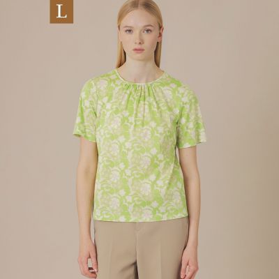 L】【BIBURY FLOWER】バイブリーコットンTシャツ