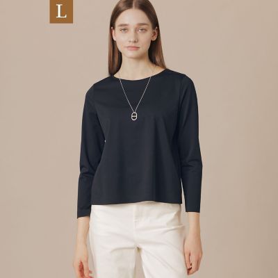 ＜MACKINTOSH LONDON L (Women/大きいサイズ)＞【Ｌ】プレーティング天竺プルオーバー