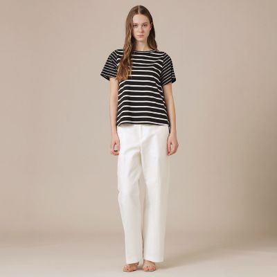 eclat5月号掲載】【L】ボーダーミックスTシャツ | MACKINTOSH