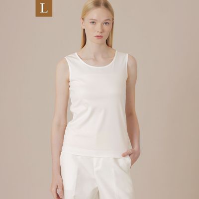 ＜MACKINTOSH LONDON L (Women/大きいサイズ)＞【Ｌ】【ＳＵＰＥＲ　ＦＩＮＥ　ＬＡＢ．】パウダーシュガーコットンタンクトップ