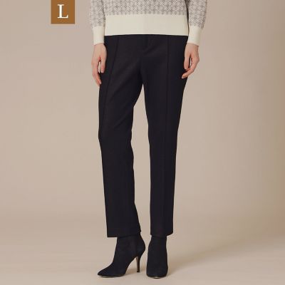 ＜MACKINTOSH LONDON L (Women/大きいサイズ)＞【Ｌ】ウォッシャブルウールクロップドパンツ