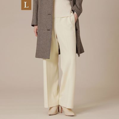 ＜MACKINTOSH LONDON L (Women/大きいサイズ)＞【Ｌ】ウォッシャブルウールワイドパンツ