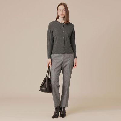S847★新品マッキントッシュ ロンドン レディース パンツスーツ秋冬38女性用 L】ウールサキソニーパンツ | MACKINTOSH LONDON L (Women/大きい
