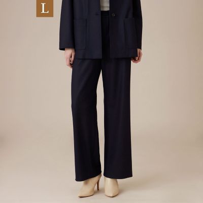 ＜MACKINTOSH LONDON L (Women/大きいサイズ)＞【Ｌ】ウールスムースパンツ