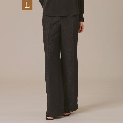 ＜MACKINTOSH LONDON L (Women/大きいサイズ)＞【Ｌ】アメリアジャカードパンツ