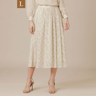 ＜MACKINTOSH LONDON L (Women/大きいサイズ)＞【Ｌ】ドローイングバスケットスカート