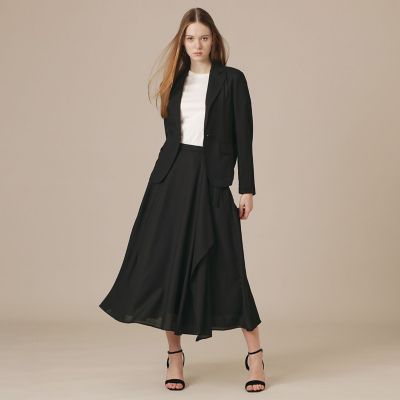 L】ポリエステルウールビエラスカート | MACKINTOSH LONDON L (Women