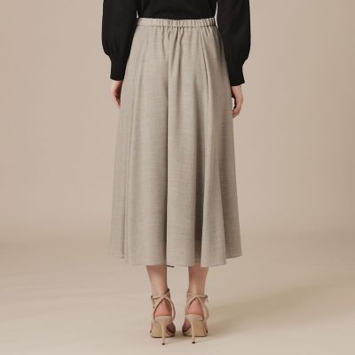 L】ポリエステルウールビエラスカート | MACKINTOSH LONDON L (Women