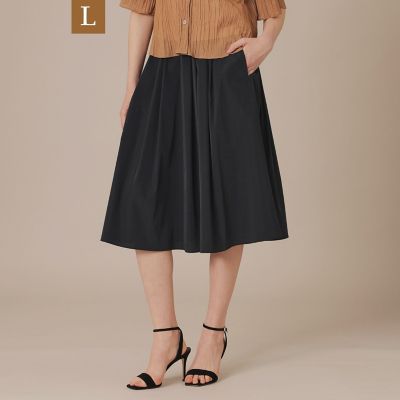 L】ストレッチタフタタックスカート | MACKINTOSH LONDON L (Women