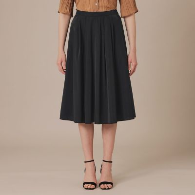L】ストレッチタフタタックスカート | MACKINTOSH LONDON L (Women