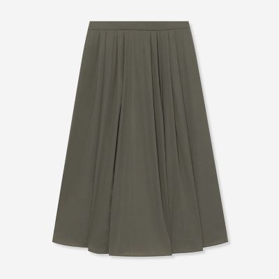 L】ストレッチタフタタックスカート | MACKINTOSH LONDON L (Women