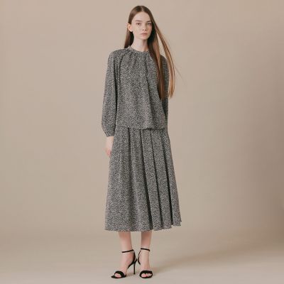 L】ライスドットプリントスカート | MACKINTOSH LONDON L (Women