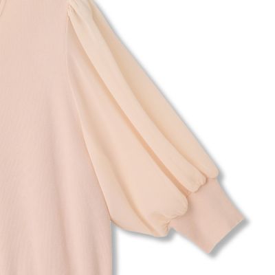 ドッキングプリーツワンピース≪手洗い可能≫