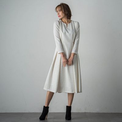ビアッジョブルー Viaggio Blu カールカールニットワンピース