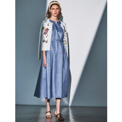 ラメデニムワンピース≪手洗い可能≫ | Viaggio Blu (Women