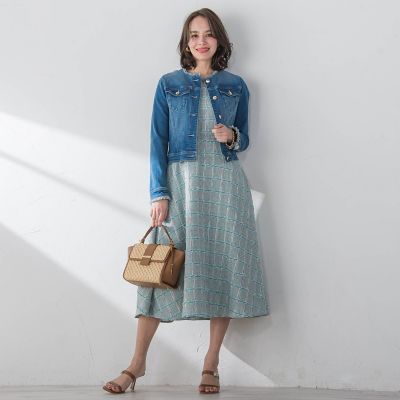 LINTON TWEED COLLECTION ワンピース LINTONツイードワンピース | Viaggio Blu (Women